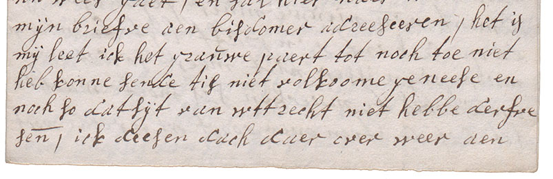 Eerste brieffragment over het grauwe paard