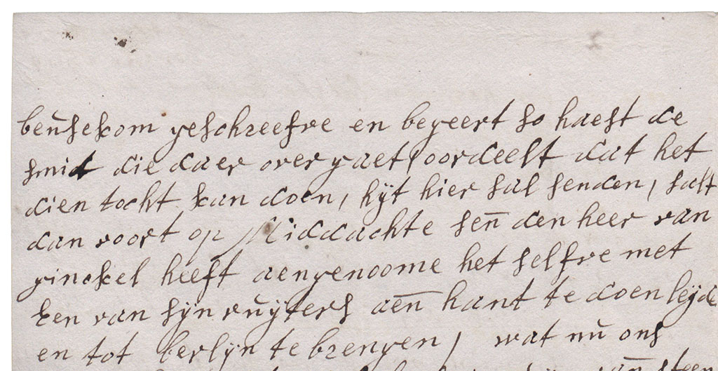 Tweede brieffragment over het grauwe paard