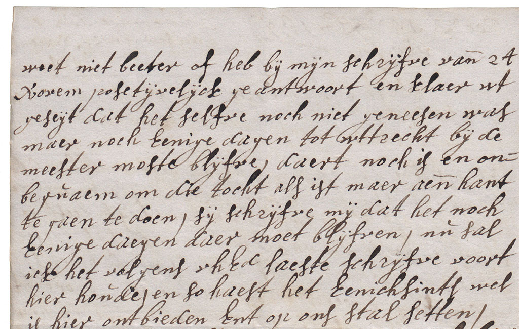 Tweede brieffragment paard