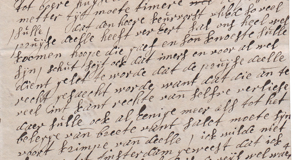 Brieffragment over kwaliteitshout