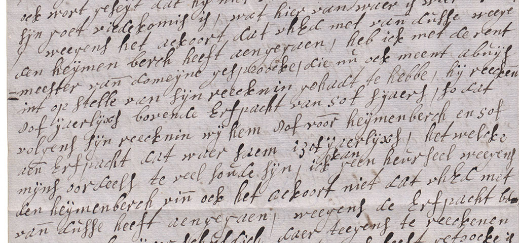 Brieffragment Heimenberg