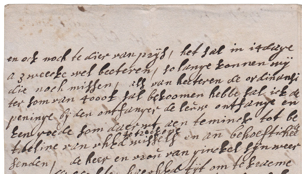 Tweede brieffragment over kalk