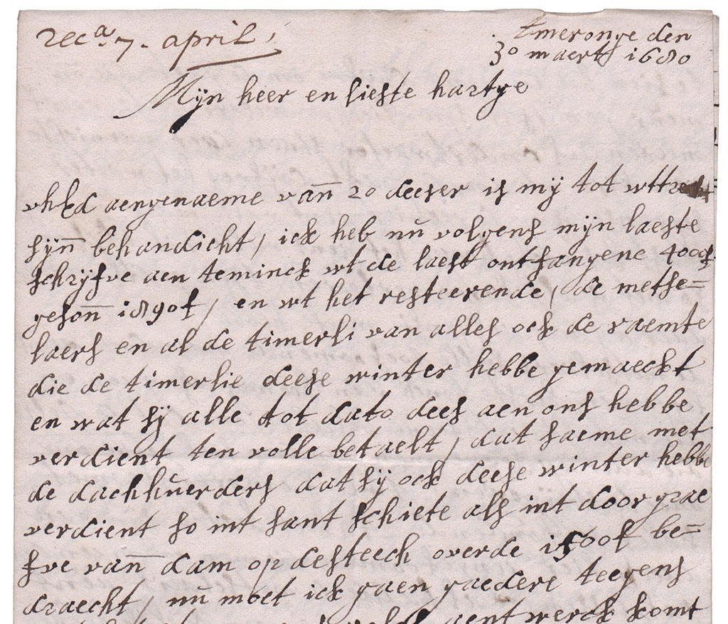 Brieffragment kosten bouw