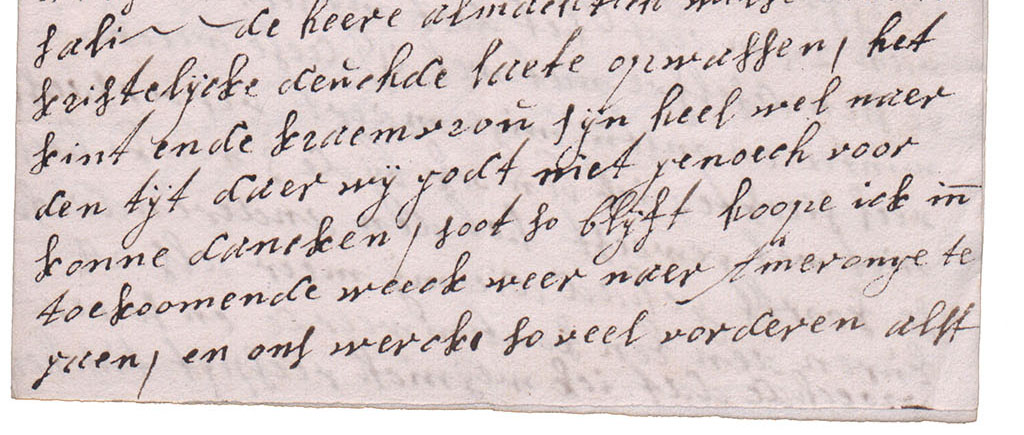 Brieffragment moeder en kind