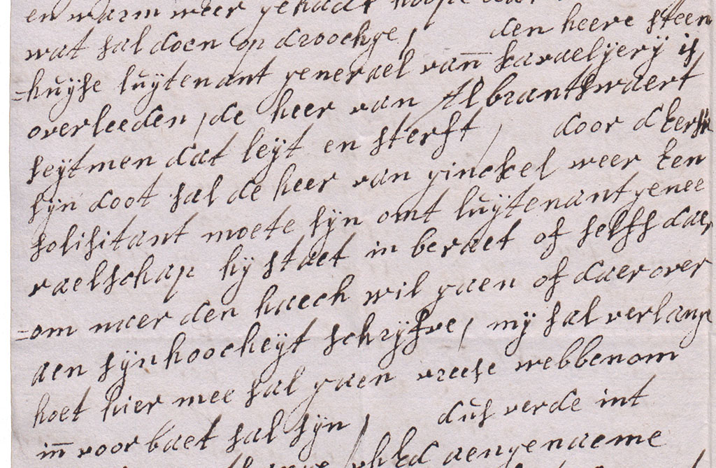 Brieffragment promotie