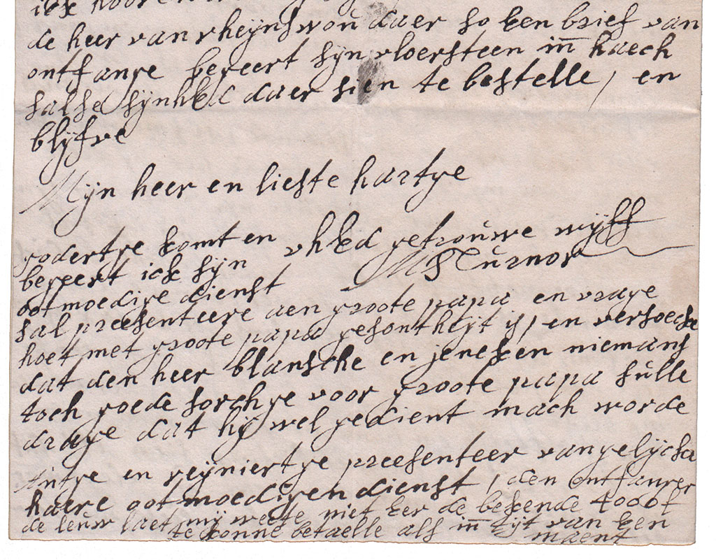 Afsluiting brief