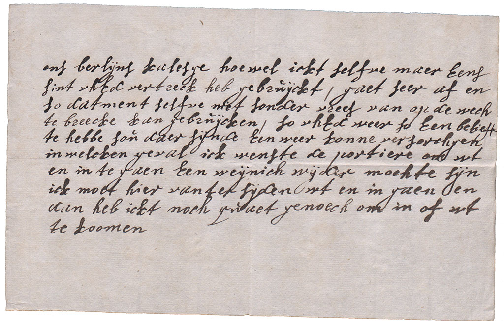 Briefje Berlijnse caleche