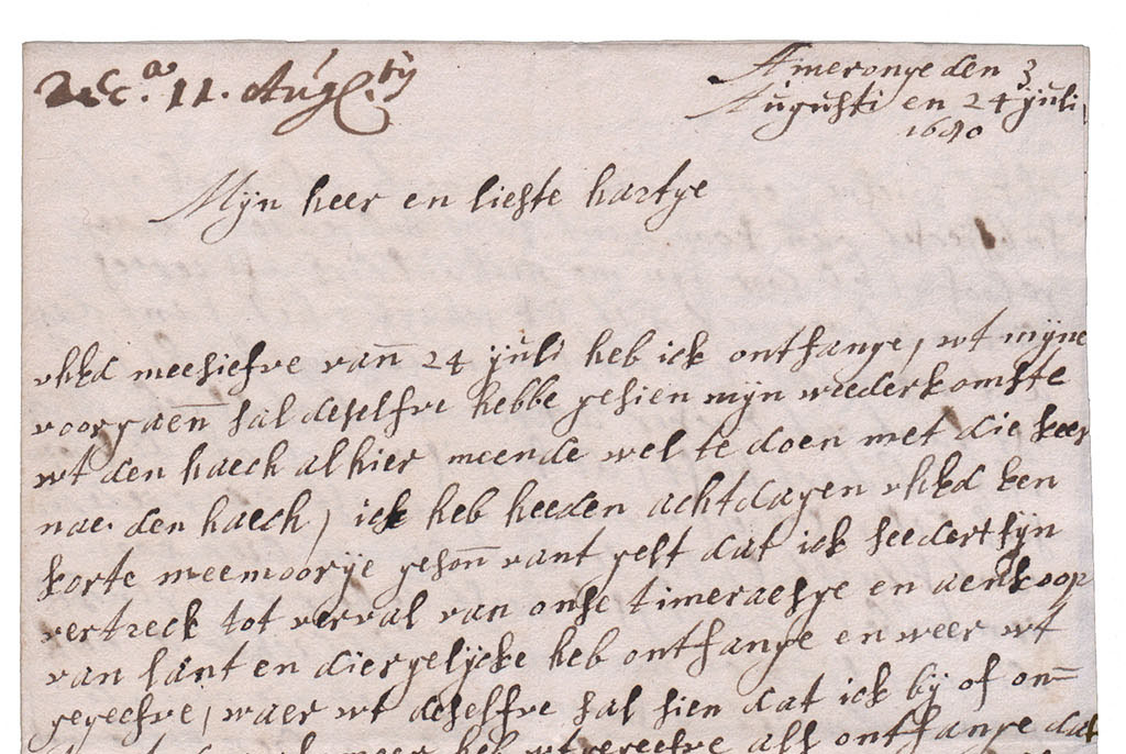 Aanhef en laatste brief