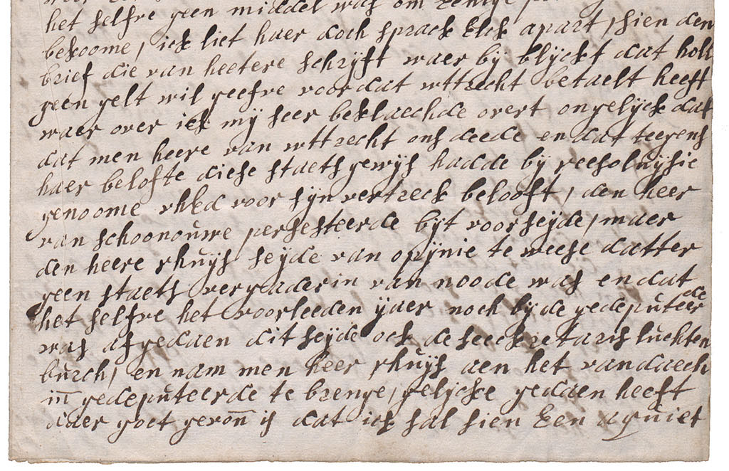 Eerste brieffragment geld van Utrecht