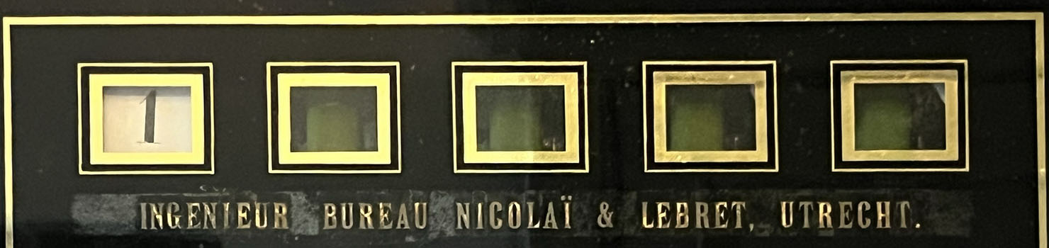 vakjes met links een kaartje met "1" eronder de tekst Ingeneirs Bureau Nicolai & Lebert