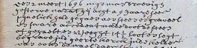tekstfragment uit bijbel