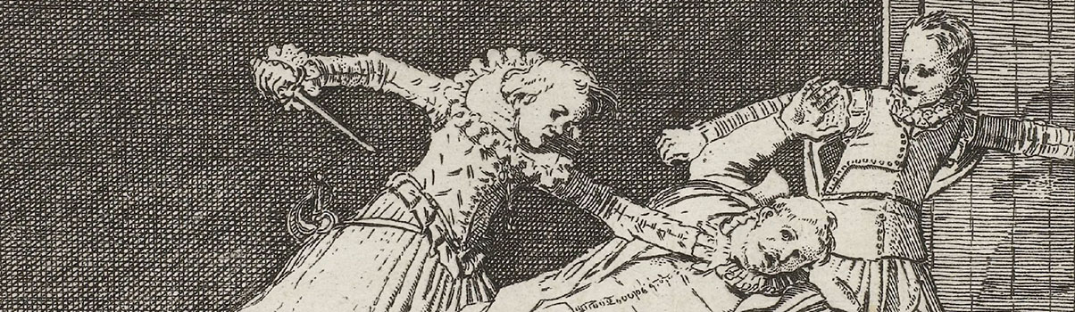 Een man wordt neergestoken