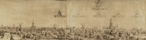 panorama van de stad utrecht