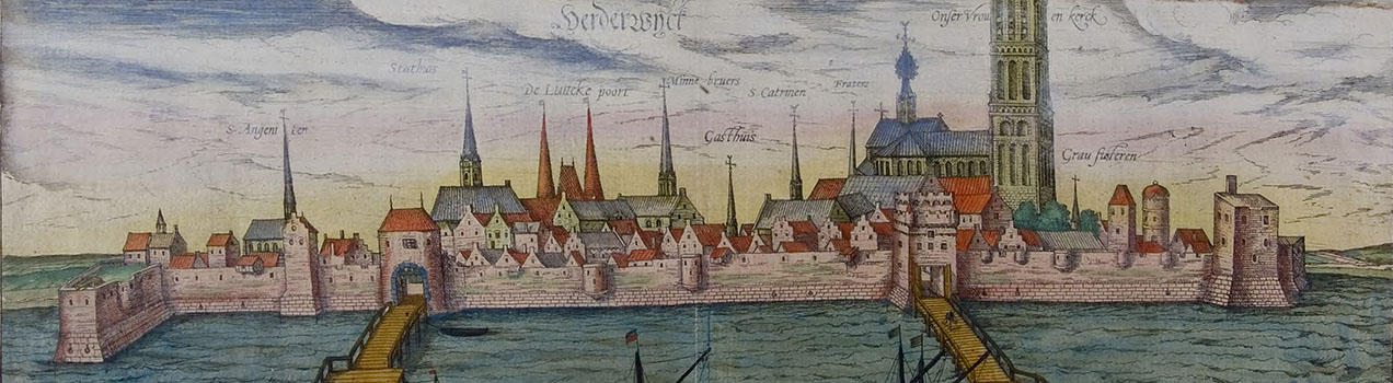 Zicht op Harderwijk vanaf de Zuiderzee