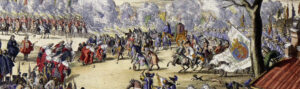 Willem III wordt juichend binnen gehaald