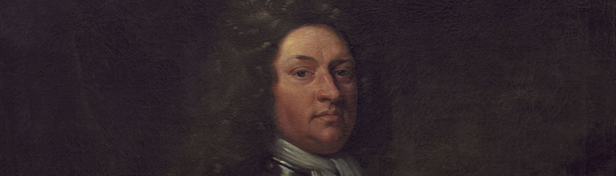 Geschilderd portret van generaal Van Ginkel