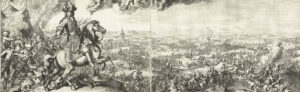 Gravure van de Slag bij de Boyne