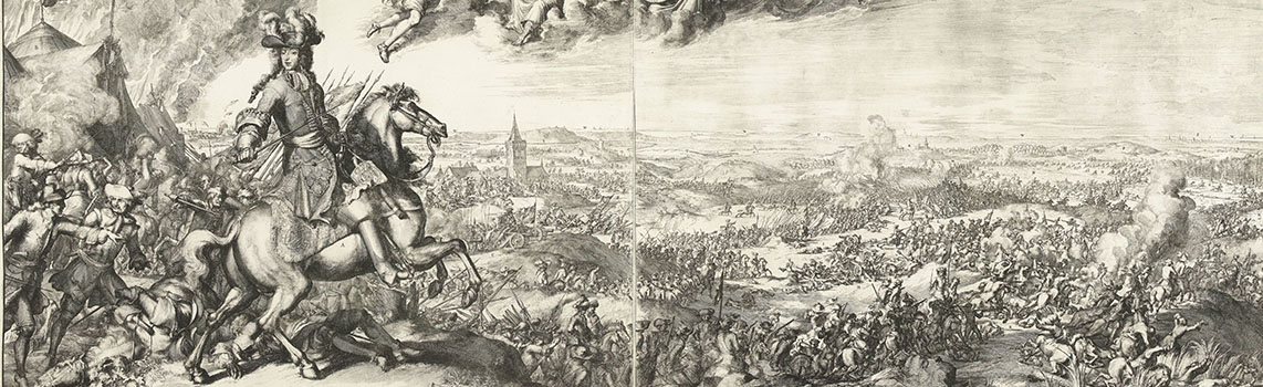 Gravure van de Slag bij de Boyne