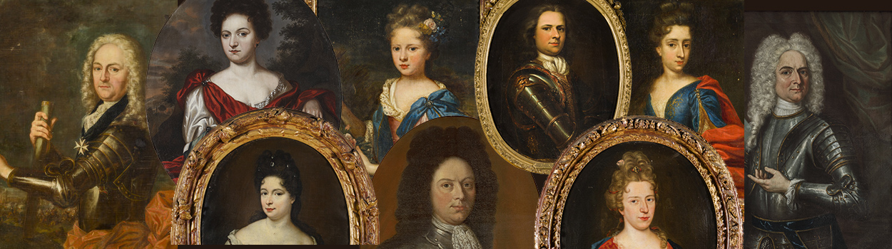 Portretten van de kinderen van Van Ginkel en Ursula Philippota